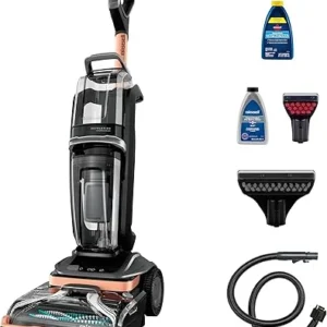 مكنسه بيسيل لتنظيف السجاد ريفوليوشن هايدروستيم ، تيتانيوم/اسود، 3672e