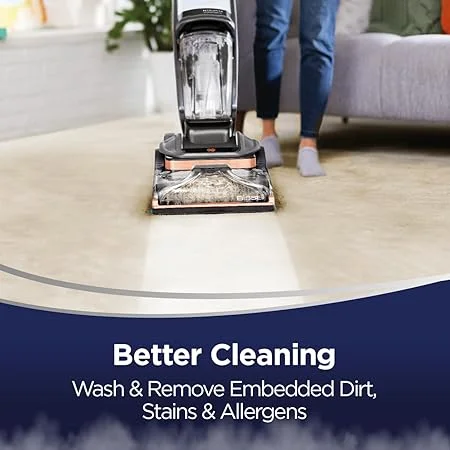 مكنسه بيسيل لتنظيف السجاد ريفوليوشن هايدروستيم ، تيتانيوم/اسود، 3672e مكنسه بيسيل لتنظيف السجاد ريفوليوشن هايدروستيم ، تيتانيوم/اسود، 3672e