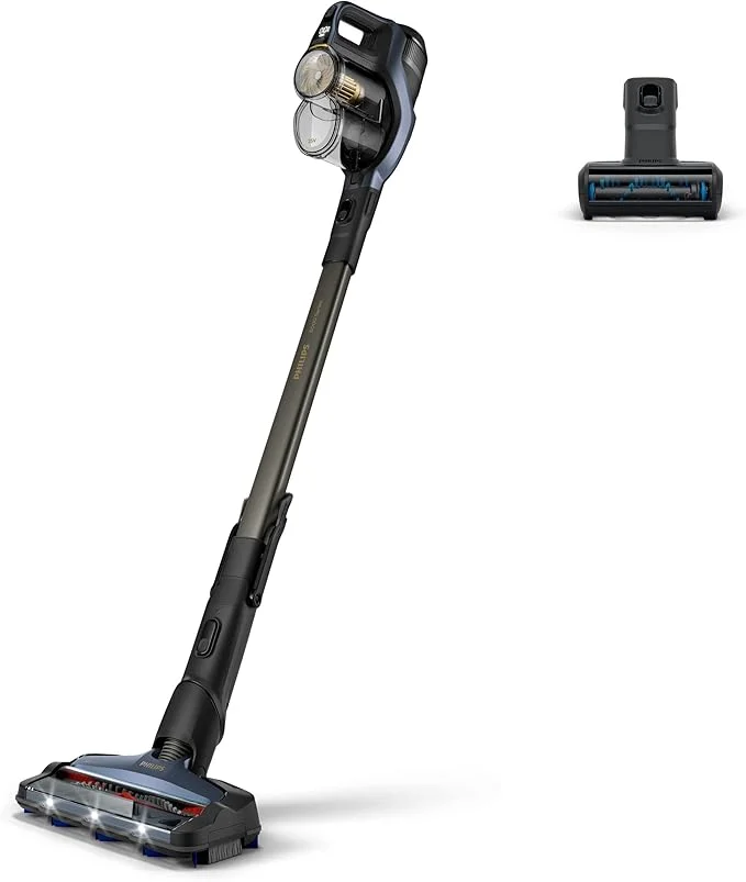 مكنسة كهربائية لاسلكية سلسلة 8000 بفوهة شفط 360 درجة، xc8043/61 من فيليبس مكنسة كهربائية لاسلكية سلسلة 8000 بفوهة شفط 360 درجة، xc8043/61 من فيليبس