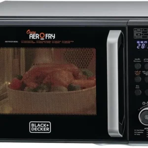 بلاك اند ديكر فرن ميكروويف ديجيتال 4 في 1 مع مقلاة هوائية، شواية ونظام الحمل الحراري، 29 لتر، mzaf2910