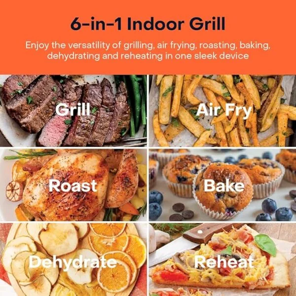 مقلاة هوائية شواية 9 ليتر من نيوتري كوك، 8.5 ليتر، 1760 واط، ستانلس ستيل، أسود مقلاة هوائية شواية 9 ليتر من نيوتري كوك، 8.5 ليتر، 1760 واط، ستانلس ستيل، أسود