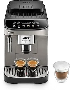 ماكينة تحضير القهوة ماجنيفيكا ايفو اوتوماتيك بالكامل مع مطحنة مدمجة ازرار لمس ناعمة تصميم ايطالي لعمل ولاتيه ماكياتو واسبريسو من الحبوب للكوب ecam290.81.tb تيتانيوم واسود ديلونجي متعدد الالوان ماكينة تحضير القهوة ماجنيفيكا ايفو اوتوماتيك بالكامل مع مطحنة مدمجة ازرار لمس ناعمة تصميم ايطالي لعمل ولاتيه ماكياتو واسبريسو من الحبوب للكوب ecam290.81.tb تيتانيوم واسود ديلونجي متعدد الالوان