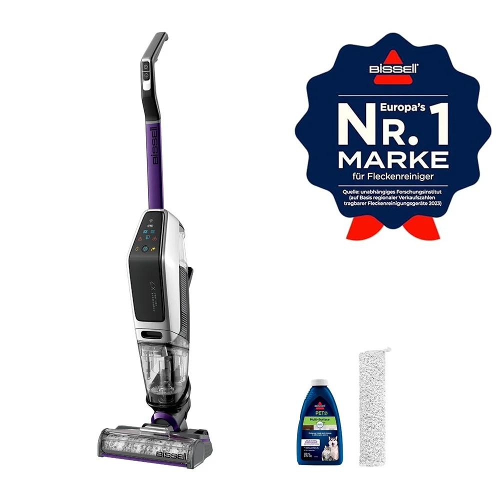 مكنسة بيسيل كروس ويف لاسلكيةx7 كنس ومسح وتجفيف 2955n مكنسة بيسيل كروس ويف لاسلكيةx7 كنس ومسح وتجفيف 2955n