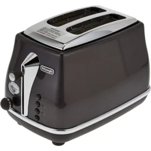 توستر ديلونجي ايكونا كابيتالز، 2 شريحة، 80 وات، رمادي – ctot2003.gy